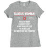 Taurus Woman Ladies Fitted T-Shirt