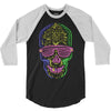 skull neon 3/4 Sleeve Shirt
