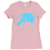 water planet global warming world ocean banksy nature graphic Ladies Fitted T-Shirt