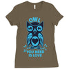 owl you need is love Ladies Fitted T-Shirt