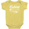 fishing   through his fly! Baby Bodysuit