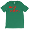 world in motion england italia 90 world cup football retro T-Shirt