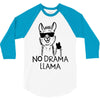 no drama llama 3/4 Sleeve Shirt