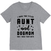 i have two titles aunt and dogmom and i rock them both V-Neck Tee