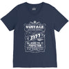 Vintage Aged To Perfection 1977 V-Neck Tee