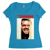 the shining Women's Triblend Scoop T-shirt