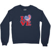 star spangled hammered Crewneck Sweatshirt