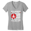as a scorpio i have 3 sides Women's V-Neck T-Shirt