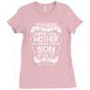 Super Cool Mother Of A Freaking Awesome Son Ladies Fitted T-Shirt