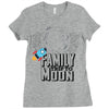 Family Trip To Moon Ladies Fitted T-Shirt
