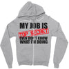 top secret Zipper Hoodie