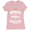 Legends Are Born In December Ladies Fitted T-Shirt
