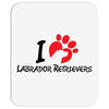 I Love Labrador Retrievers Mousepad