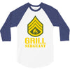 grill sergeant military 3/4 Sleeve Shirt