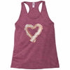 bacon heart Racerback Tank