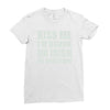 kiss me i'm drunk or irish Ladies Fitted T-Shirt