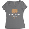 mama bear Women's Triblend Scoop T-shirt