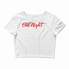 one night Crop Top
