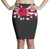 space invaders japan retro gaming atari Pencil Skirts