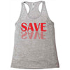 save red Racerback Tank