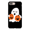 pumpkin with boo iPhone 8 Plus Case