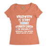 halloween is scary but stomach cancer is deadly spread the word lep sa Women's Triblend Scoop T-shirt
