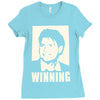 charlie sheen   winning   official Ladies Fitted T-Shirt