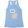 hi de ho neighbor Racerback Tank