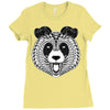 panda Ladies Fitted T-Shirt