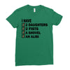 i have 2 daughter Ladies Fitted T-Shirt