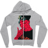 scarlxrd grime Zipper Hoodie