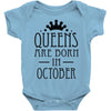 queens are born in october (2) Baby Onesie