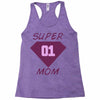 super mom 01 Racerback Tank