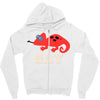iguana Zipper Hoodie
