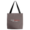 team joshua Tote Bags
