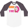 She Wants The D Dunkin Donuts 3/4 Sleeve Shirt