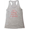 this t shirt belongs to negan Racerback Tank