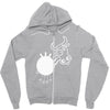 crazy cow Zipper Hoodie