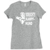 vorsicht kampfhund  funny Ladies Fitted T-Shirt