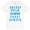 alphabet abc elemno T-Shirt
