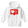 no love notification Youth Hoodie