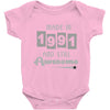 made in 1991 and still awesome Baby Bodysuit