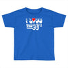 i love the 90's  musik dj fun Toddler T-shirt
