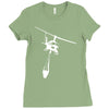 uh 1 huey air attack helicopter vinyl decal fire fighting cdf usfs Ladies Fitted T-Shirt