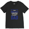 Behind Every Great Driller's Daughters Is A Truly Amazing Dad V-Neck Tee