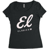 el clasico Women's Triblend Scoop T-shirt