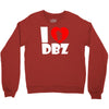 i love dbz  fun  super saiyajin piccolo vegeta dragonball son goku Crewneck Sweatshirt