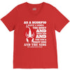 as a scorpio i have 3 sides V-Neck Tee