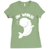 oh whale! Ladies Fitted T-Shirt