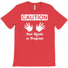 caution! jazz handsfunny jazz dance comic boogie camp trumpet T-Shirt